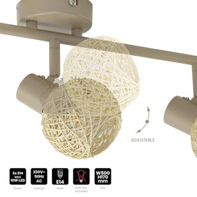 Lampa sufitowa kaszmir DEX 3xE14