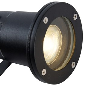 Zewnetrzna Inteligentny reflektor ogrodowy na szpilce czarny w tym WiFi GU10 IP65 - Basic Nowoczesny Oswietlenie zewnetrzne