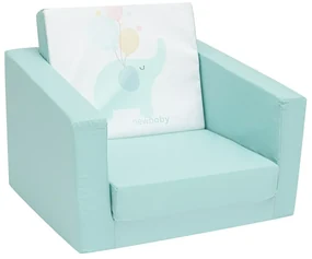 Sofa rozkładana New Baby Elephant, miętowa