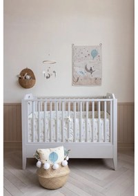 Ochraniacz do łóżeczka z bawełny organicznej w kolorze kości słoniowej 365 cm Dreamland – Cam Cam Copenhagen