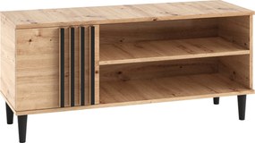 Szafka RTV stojąca ARTIANO 120 cm do Salonu pod Telewizor - Dąb artisan