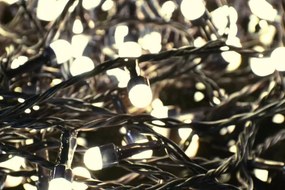 Świąteczne LED oświetlenie - 20 m, 200 MAXI LED, ciepła biel