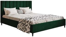 Dwuosobowe łóżko z zagłówkiem 180x200 Siza - 36 kolorów