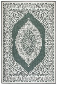 Dywan dwustronny zewnętrzny Gemini Alladyn zielono-kremowy 160 cm x 230 cm
