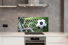 Szkło do Kuchni na Ścianę Piłka w Świetle Bramki