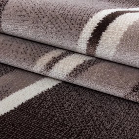 Dywan nowoczesny Parma linie brązowy 240 cm x 340 cm