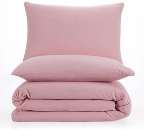 4Home Pościel muślinowa Rosa, 135 x 200 cm, 80 x 80 cm