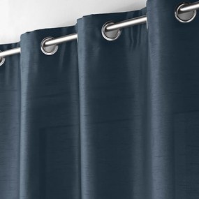 Ciemnoniebieska zasłona z mikrosatyny 140x240 cm Shana – douceur d'intérieur