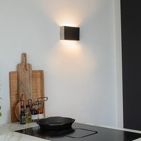 Nowoczesna lampa ścienna ze stali - Otan Nowoczesny Oswietlenie wewnetrzne