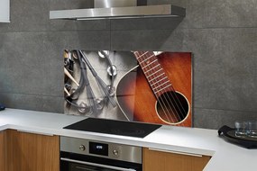 Panel szklany do Kuchni Akcesoria Muzyczne