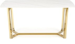 Stół z blatem z białego spieku Clemente Halmar