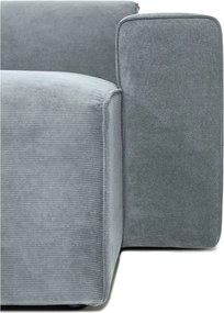 Szary sztruksowy moduł sofy (prawostronny) Sting – Scandic