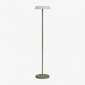 Ulenia Bezprzewodowa Zewnętrzna Lampa Solarna Led Na Podłogę Intensywny Verde Olive - Sklum