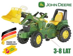 Rolly toys rollyfarmtrac traktor na pedały john deere łyżka 3-8 lat