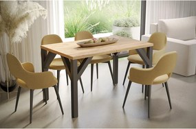 Stół rozkładany BALTIKA 130(240)x90 dąb złoty craft