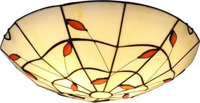 Brilagi - Witrażowa lampa sufitowa Tiffany FOLIA 2xE27/60W/230V Ø 40 cm