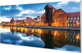 Panel nad Blat Kuchenny Gdańskie Kamienice nad Rzeką