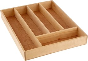 Drewniany organizer na sztućce do szuflady w naturalnym kolorze 30 x 38 cm – Premier Housewares