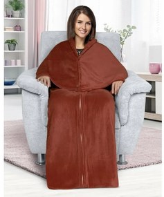 Bellatex Worek telewizyjny Korall brązowy, 150 x 180 cm