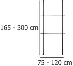 Teleskopowy system do garderoby HERKULES BASIC, WENKO
