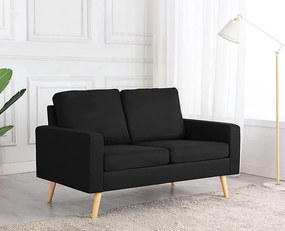 2-osobowa czarna sofa - Eroa 2Q