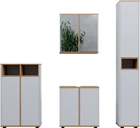 Zestaw mebli łazienkowych biały/artystyczny 60x30x62 didi