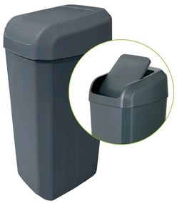 Kosz na śmieci Denox Troya 45 l, antracytowy, 45 l