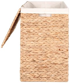 Kosz na pranie z hiacyntu wodnego w naturalnym kolorze Passo – House Nordic
