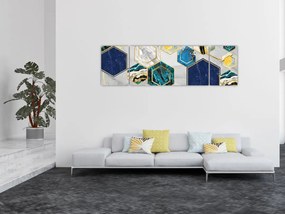 Obraz - Marmurowa kompozycja (170x50 cm)