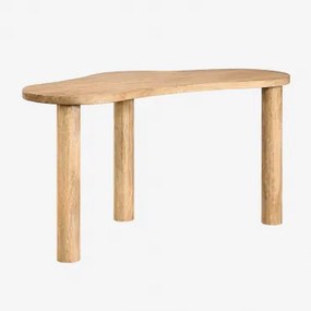 Biurko 140x60 Cm Z Drewna Mango Anecy Drewno Mango - Sklum