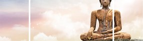 Obraz - Budda nadzorujący ziemię (170x50 cm)