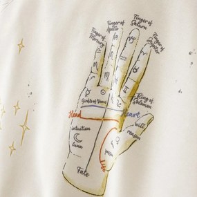 Niebiesko-kremowa pościel dwuosobowa 230x220 cm Astrology – Sassy B