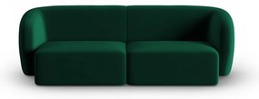Zielona aksamitna sofa 188 cm Paolo – Milo Casa