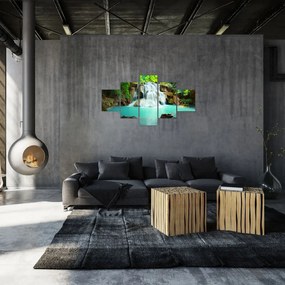 Obraz wodospadów (125x70 cm)