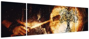Obraz - Tajemnicze drzewo życia (170x50 cm)