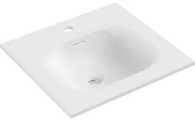 Mexen Vela umywalka wpuszczana w blat 51 x 46,5 cm, biała mat - 25235001