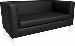 Sofa Monaco : Kolor nogi - Biała, Kolor tkaniny - EKO-SKÓRA - 1D, Typ tkaniny - Eko-skóra , Wysokość nogi - 15 cm