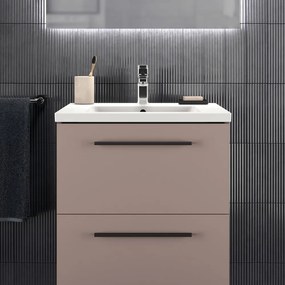 Szarobeżowa wisząca szafka pod umywalkę 60x63 cm i.Life B – Ideal Standard
