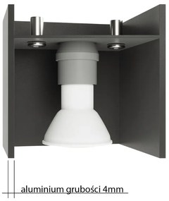 Plafon LOBO MAXI czarny SOLLUX  LIGHTING