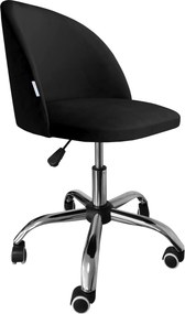 Fotel obrotowy COLIN krzesło biurowe fotel ergonomiczny do biurka : Kolor Stelaża - Chrom, Kolor tkaniny - VELVET - MG19, Typ siedziska - Siedzisko obrotowe 360°, Typ tkaniny - Velvet