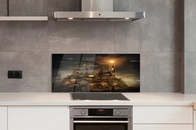 Panel nad Blat Kuchenny Latarnia i Statek w Obłokach