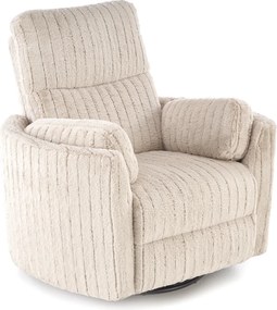 Obracany fotel z funkcją elektrycznego rozkładania Pegas Halmar