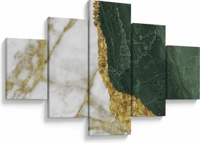 Obraz - Zielony marmur N⁰3 (125x70 cm)