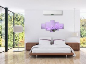 Obraz - Fioletowy kwiat (125x70 cm)