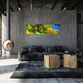 Obraz szlaku wzdłuż wody (170x50 cm)