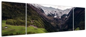 Obraz - Dolina pod górami (170x50 cm)
