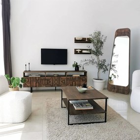 Brązowy stolik 60x85 cm Neta – Neostill