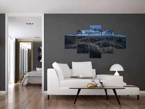 Obraz z widokiem na islandzkie szczyty (125x70 cm)