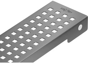 Mexen Flat M08 maskownica do odpływu liniowego 90 cm, gun gray szczotkowany - 1E25090