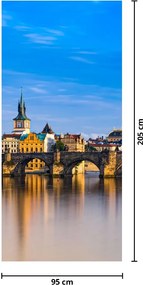 Fototapeta na drzwi - Most Karola (95x205cm)